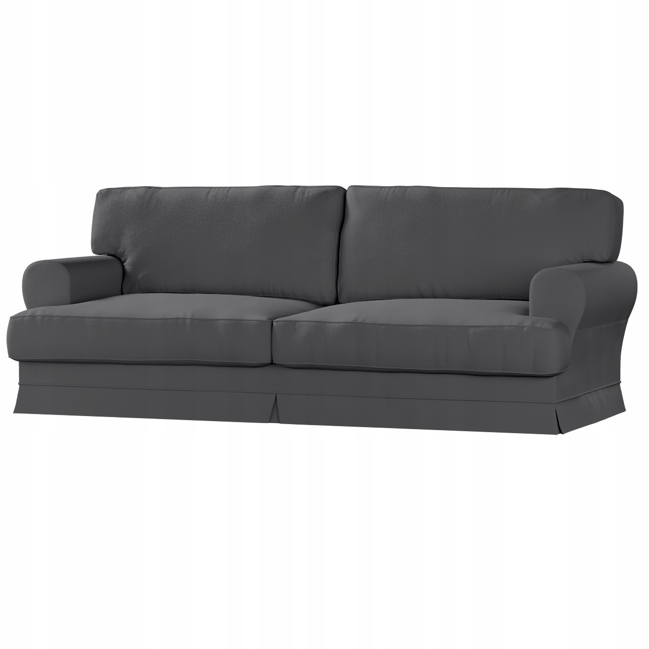 Potah na rozkládací pohovku Ekeskog Ikea tmavě šedá bukla
