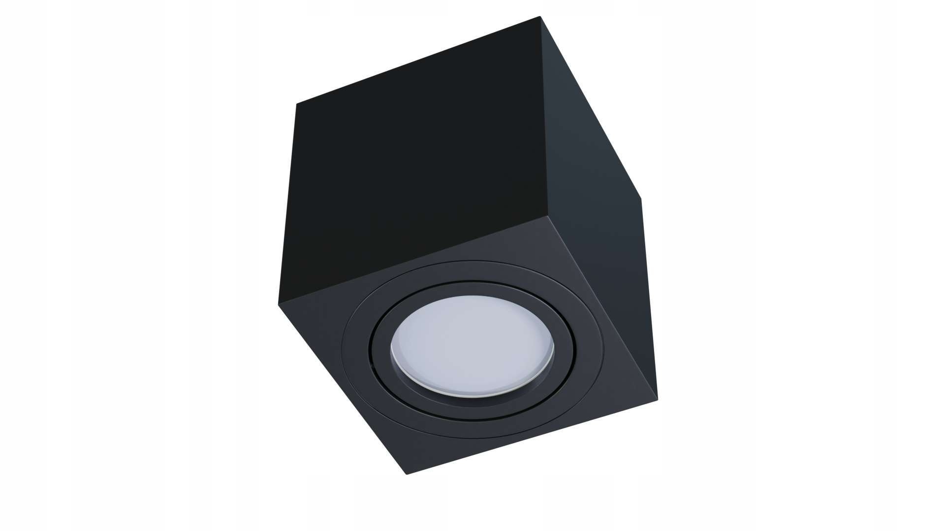 OPRAWA SUFITOWA LED GU10 KWADRATOWA RUCHOMA CZARNA Rodzaj gwintu GU10