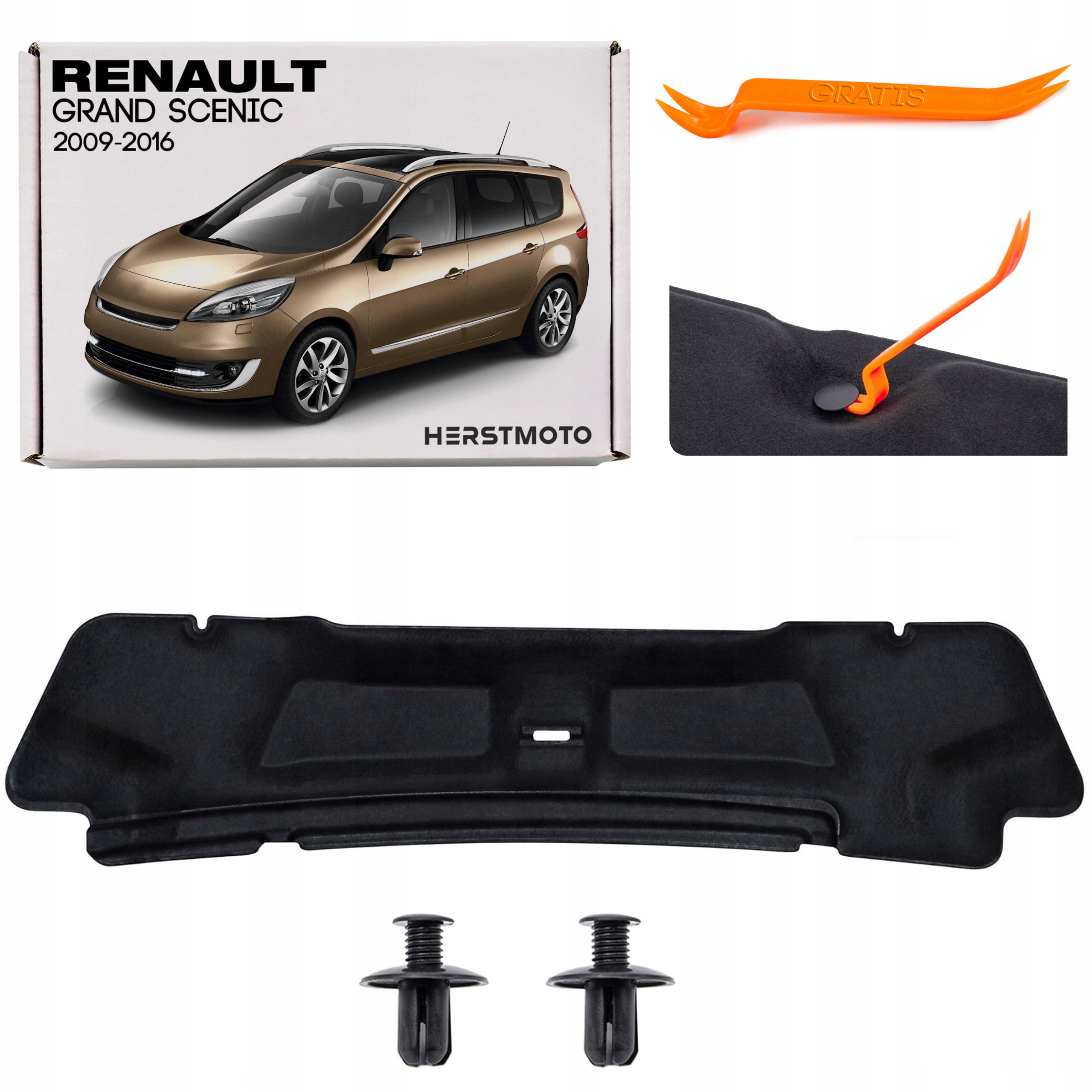 Renault Grand Scenic III 2009-2016 Ztlumení Masky 658400010R Sponky