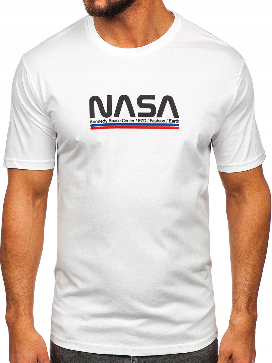 

T-shirt Koszulka Męska Biała 14749 Rozmiar_m