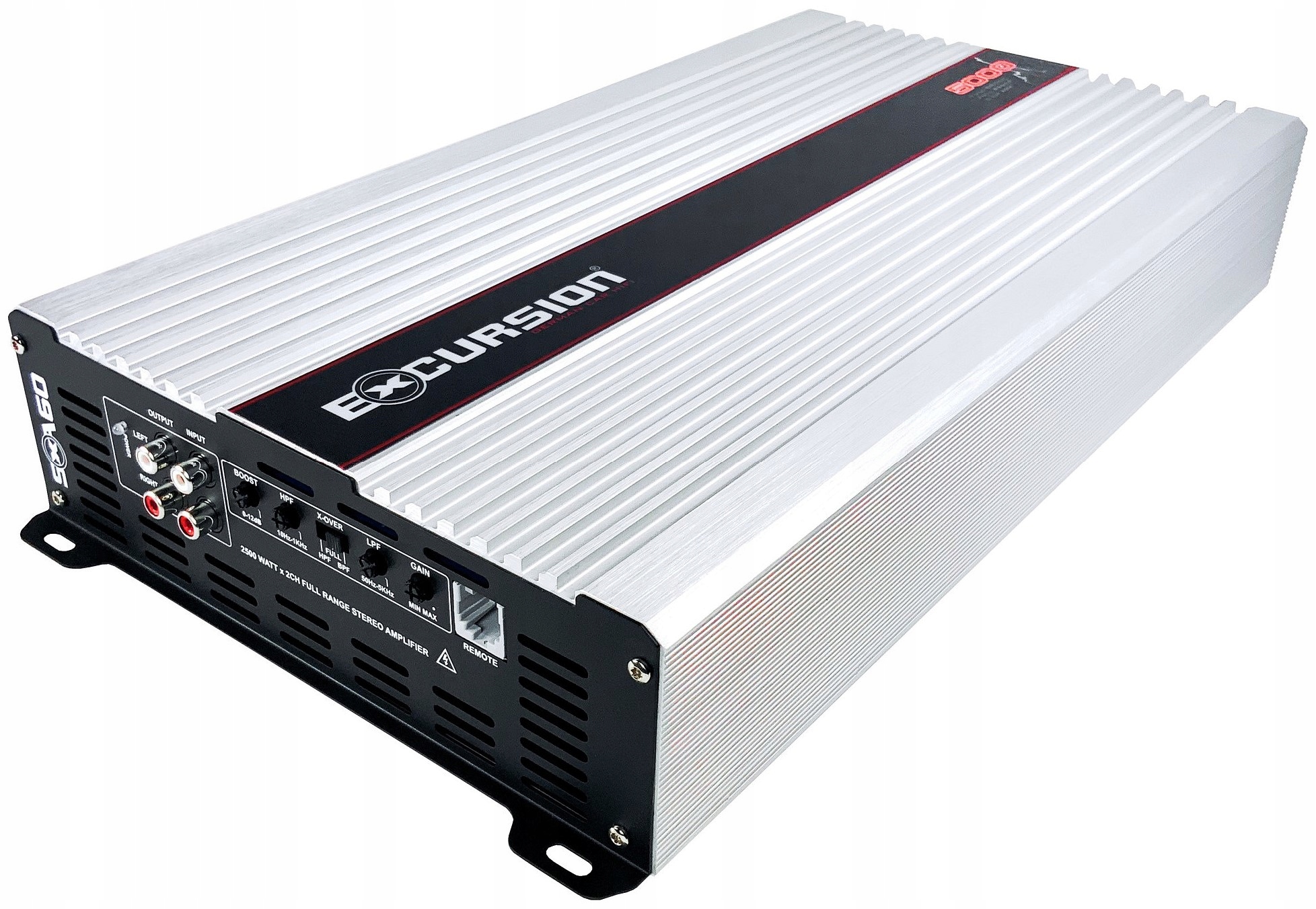 Automobilový zosilňovač 2 kanálový 2x750-2500W/1x5000W Excursion SXA-60 24V