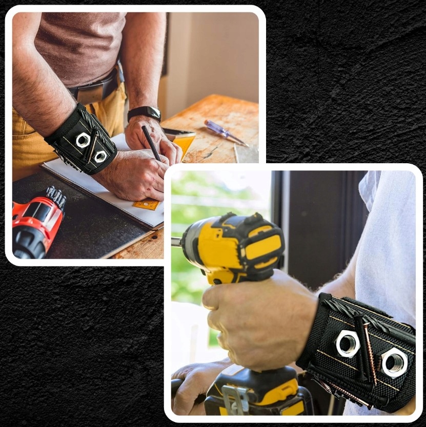 OPASKA MAGNETYCZNA NA NADGARSTEK MAGNES NA BITY WKRĘTY PREZENT URODZINY Marka inna