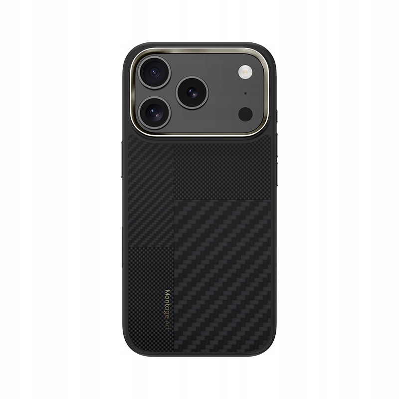 Etui Benks Carbon Kevlar Armor Pro Montage do iPhone 17 Pro Max Przycisk