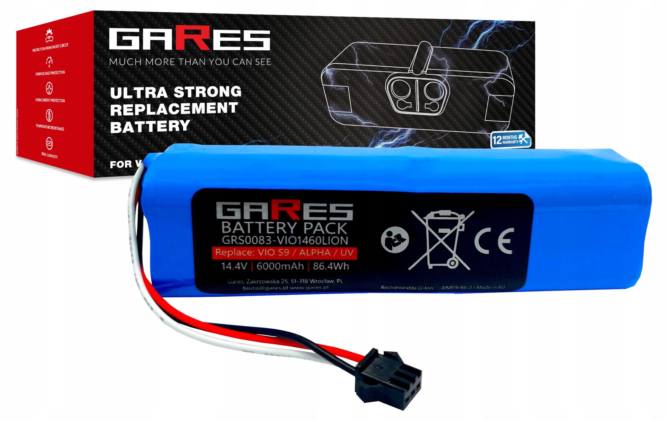 Akumulator Gares do Lenovo T1 Pro 14,4V 6,0Ah