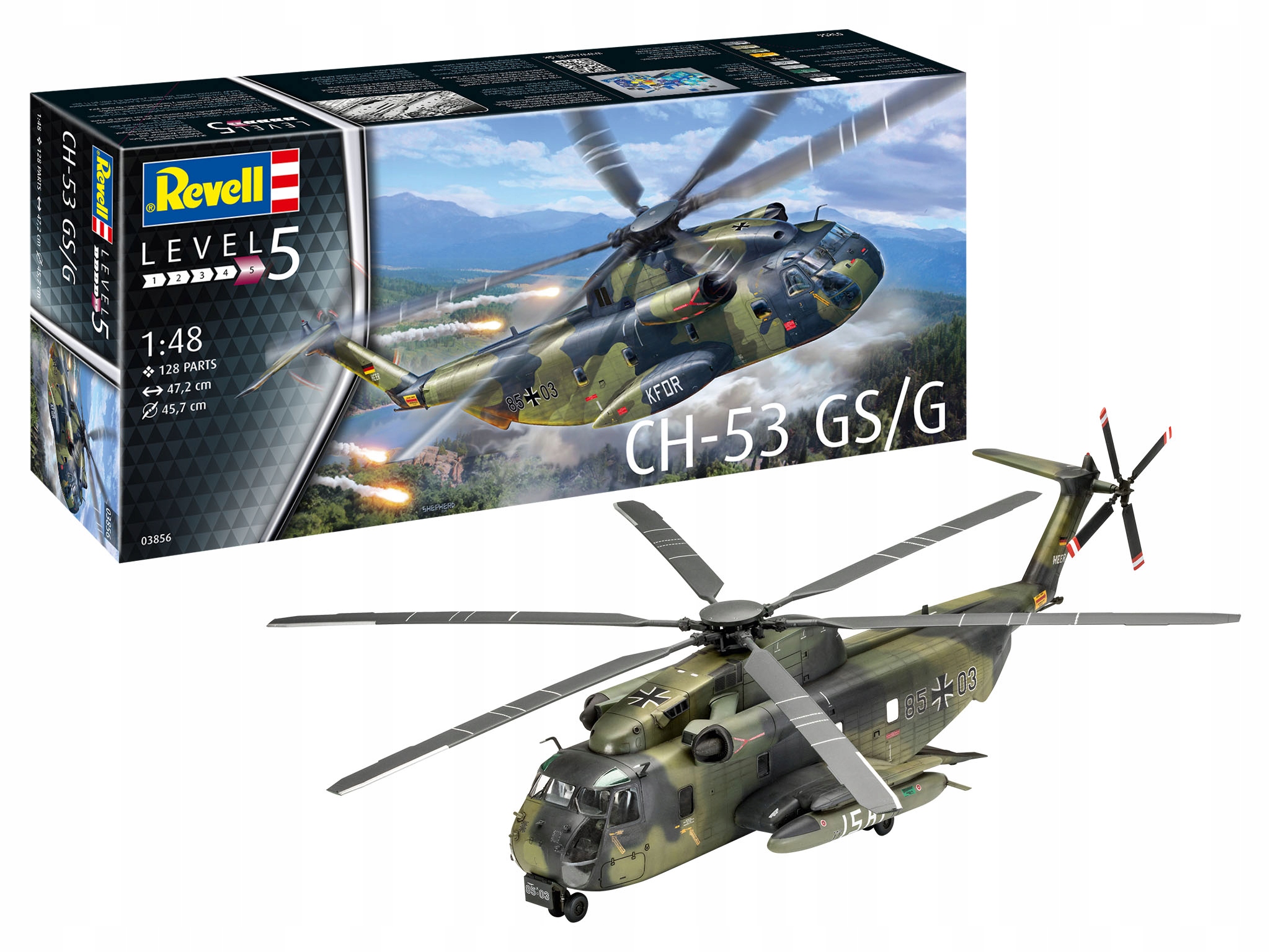 Model Ke Slepení Revell Vrtulník JCH-53 Gsg