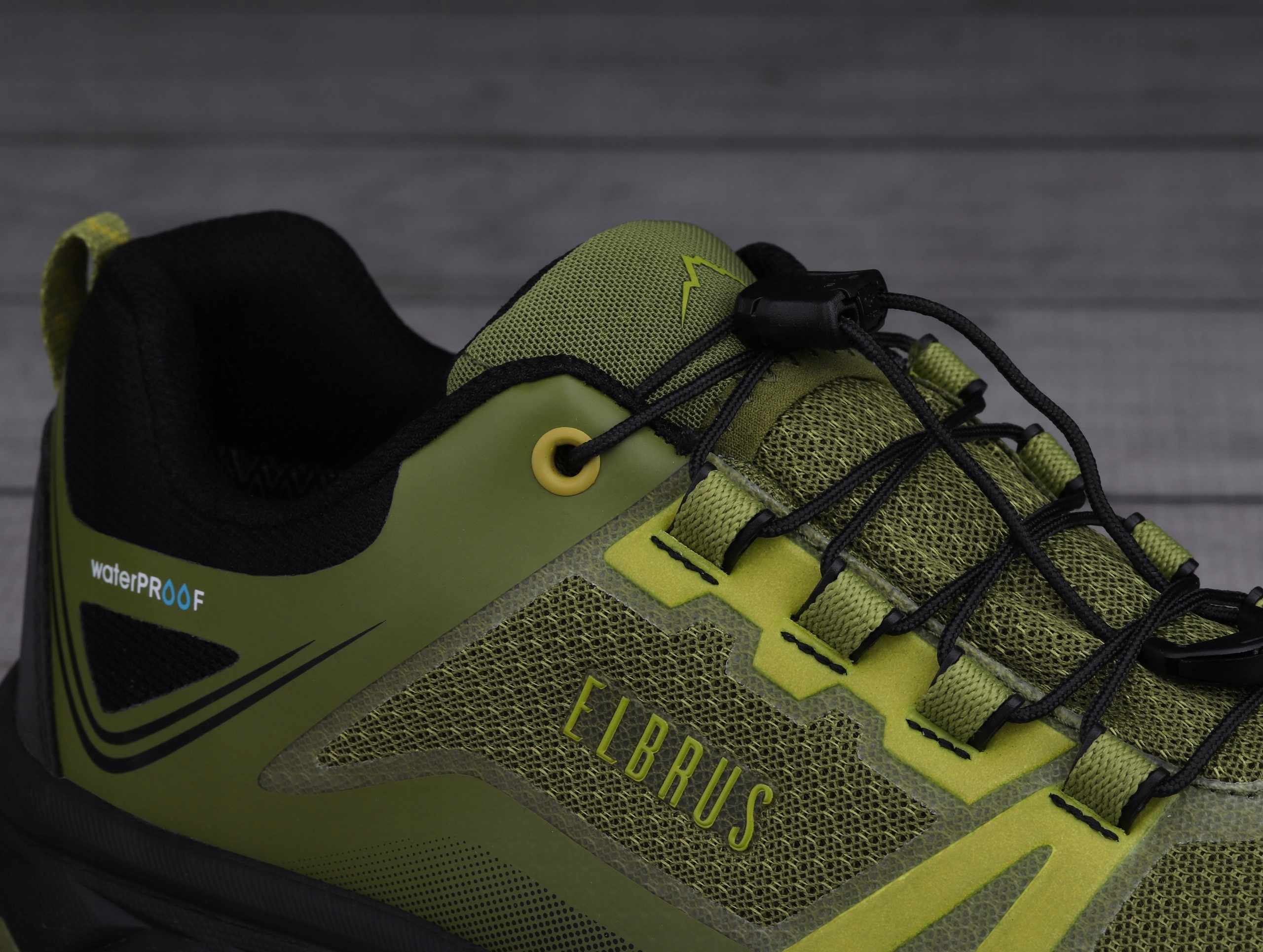 Buty Elbrus ERGIDES WP WOODBINE/CITRONELLE/BLACK Model OUTDOOR SPORTOWE WODOODPORNE