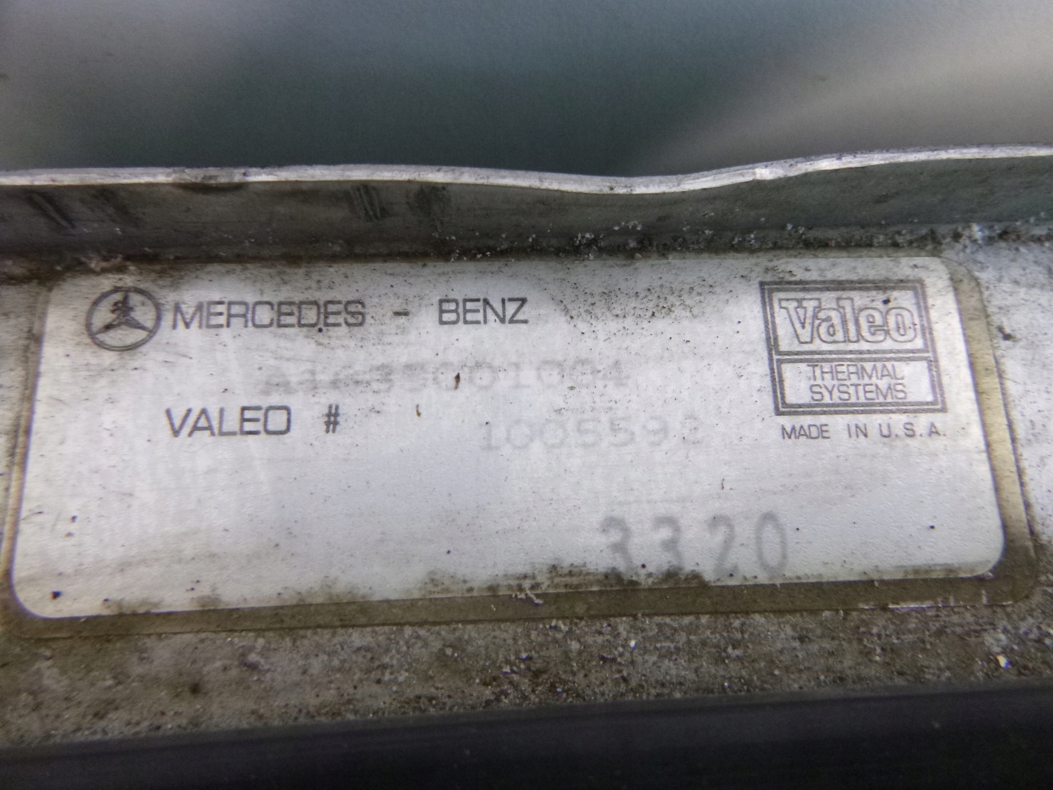water cooler Mercedes W163 ML 2.7CDi