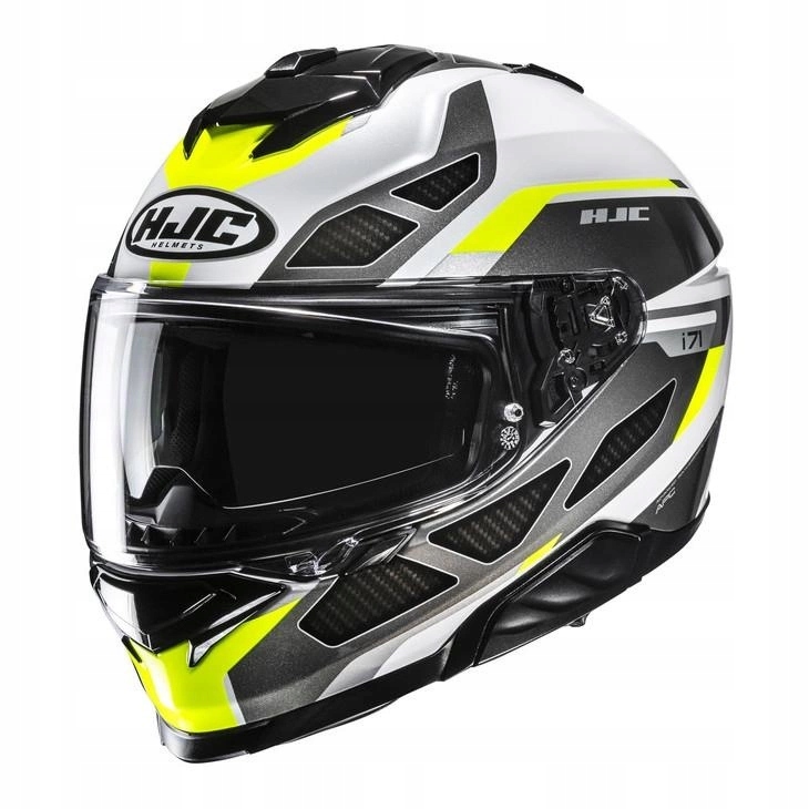 Motocyklová prilba Hjc I71 Zest White/yellow biela žltá pinlock Darčeky