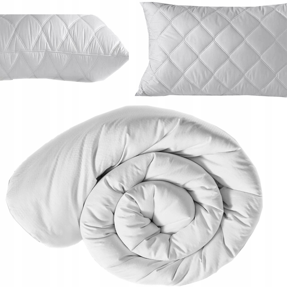 

Kołdra 200x220 2 Poduszki Pikowane Całoroczna Pl