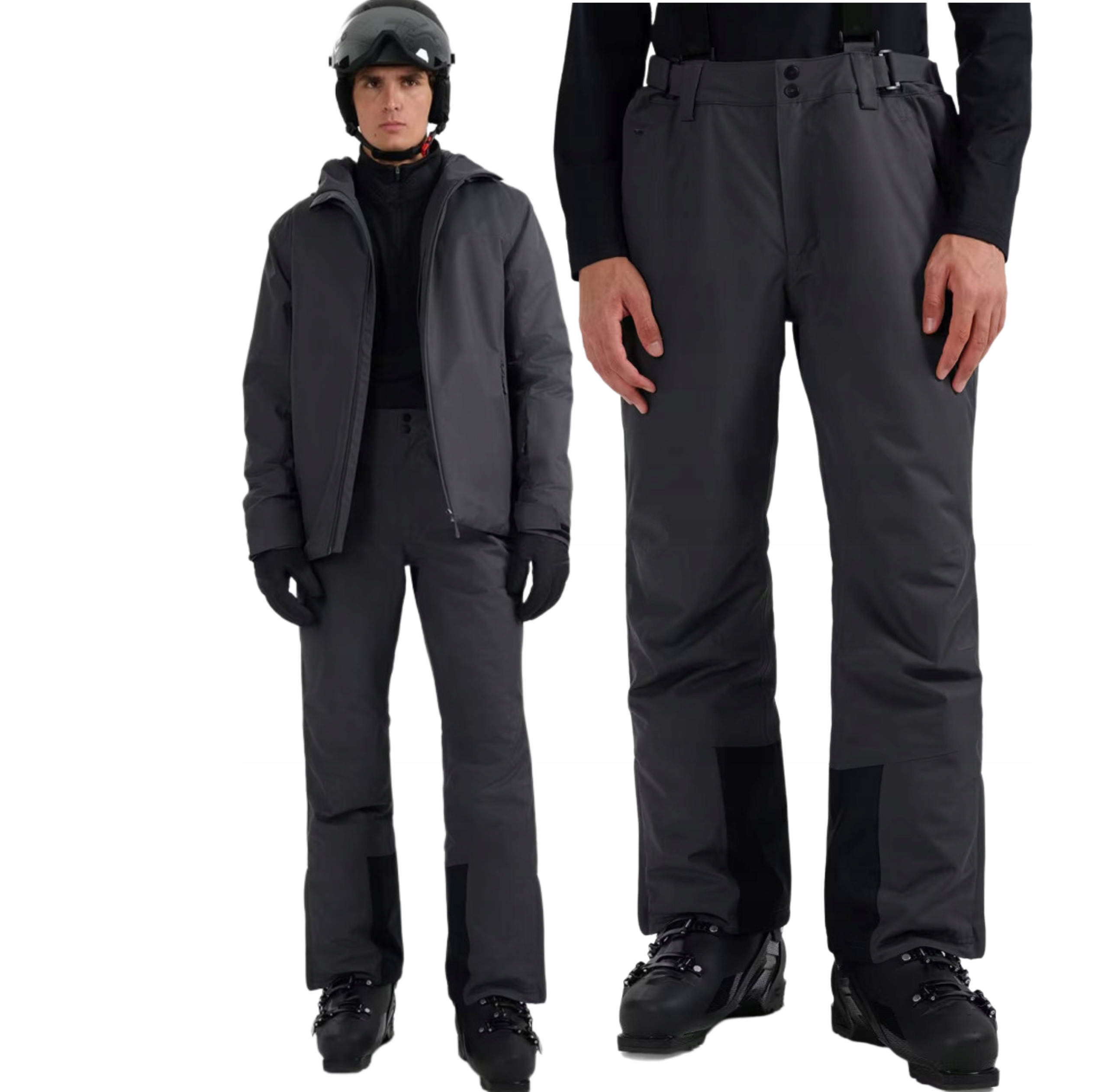 Męskie Spodnie Narciarskie Z Szelkami 4F NeoDry 5000 TFTRM1155 XL