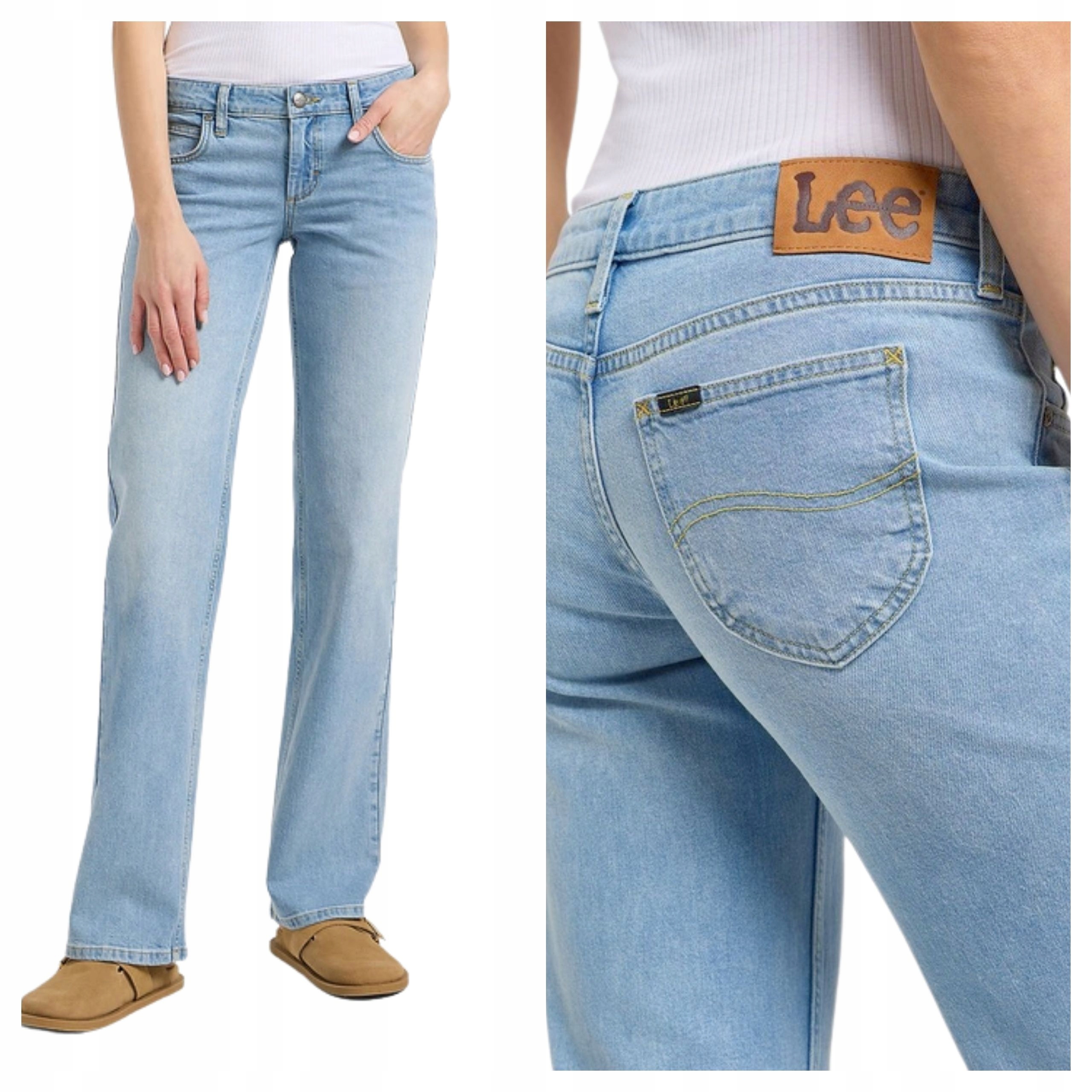 Dámské kalhoty Lee Zoe Keeping Pace Proste Denim Bavlna W30 L31