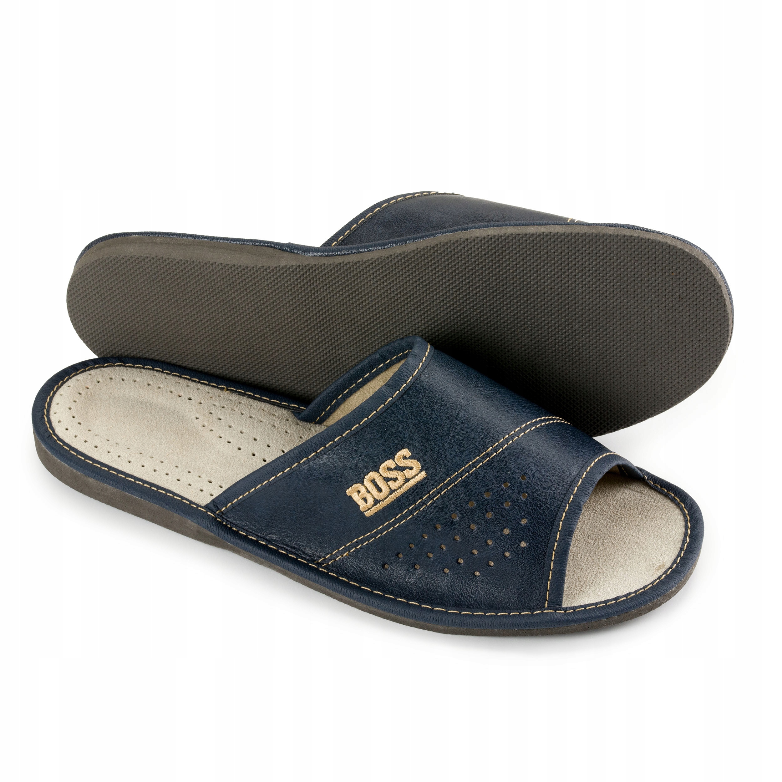 

Kapcie klapki męskie Boss przewiewne letni styl