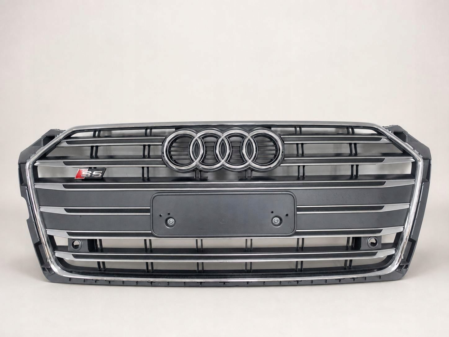 AUDI S5 8W6 F5 B9 16-19 grill grille grid W bumper front (PDC)