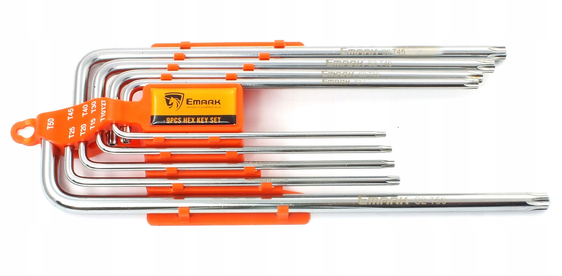

Klucze Imbusowe Torx Security S2 T10-T50 Emark