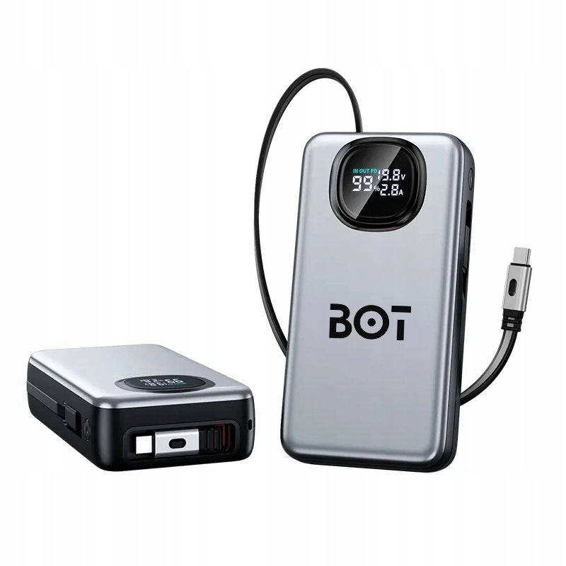 Bot Powerbanka Fast Charge Pd 65W 20000 mAh šedá