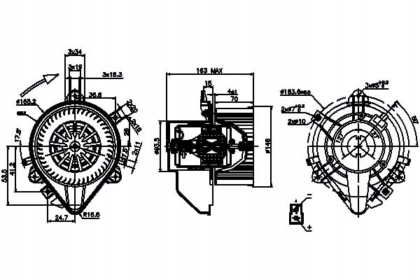 Nissens Dmychadlo Fiat Doblo, Doblo Cargo, Punto 1. Asistent řidiče #28