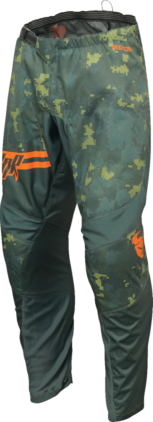 Nohavice Thor Sector Digi green/camo 30