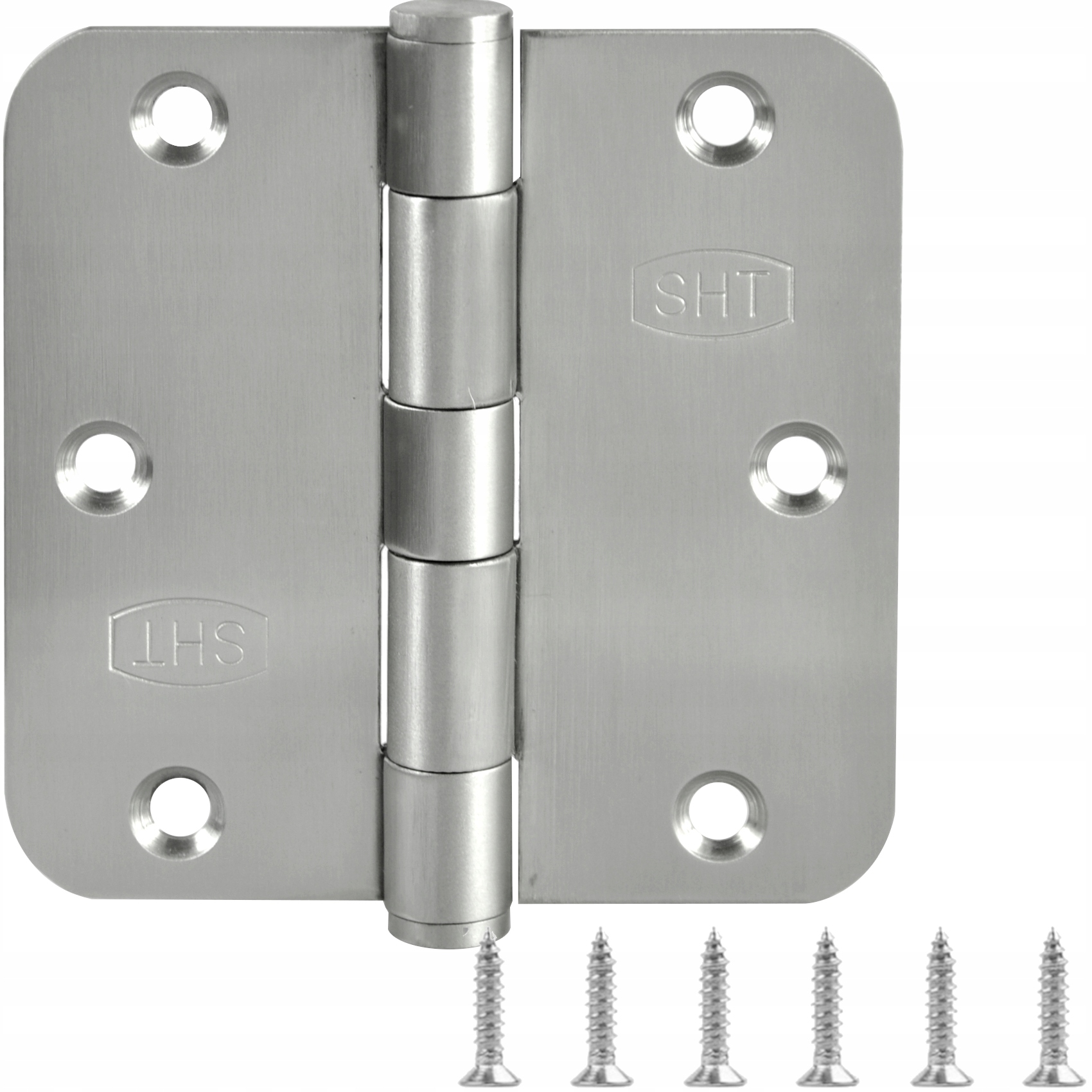 Дверная петля 75x75 мм из нержавеющей стали INOX