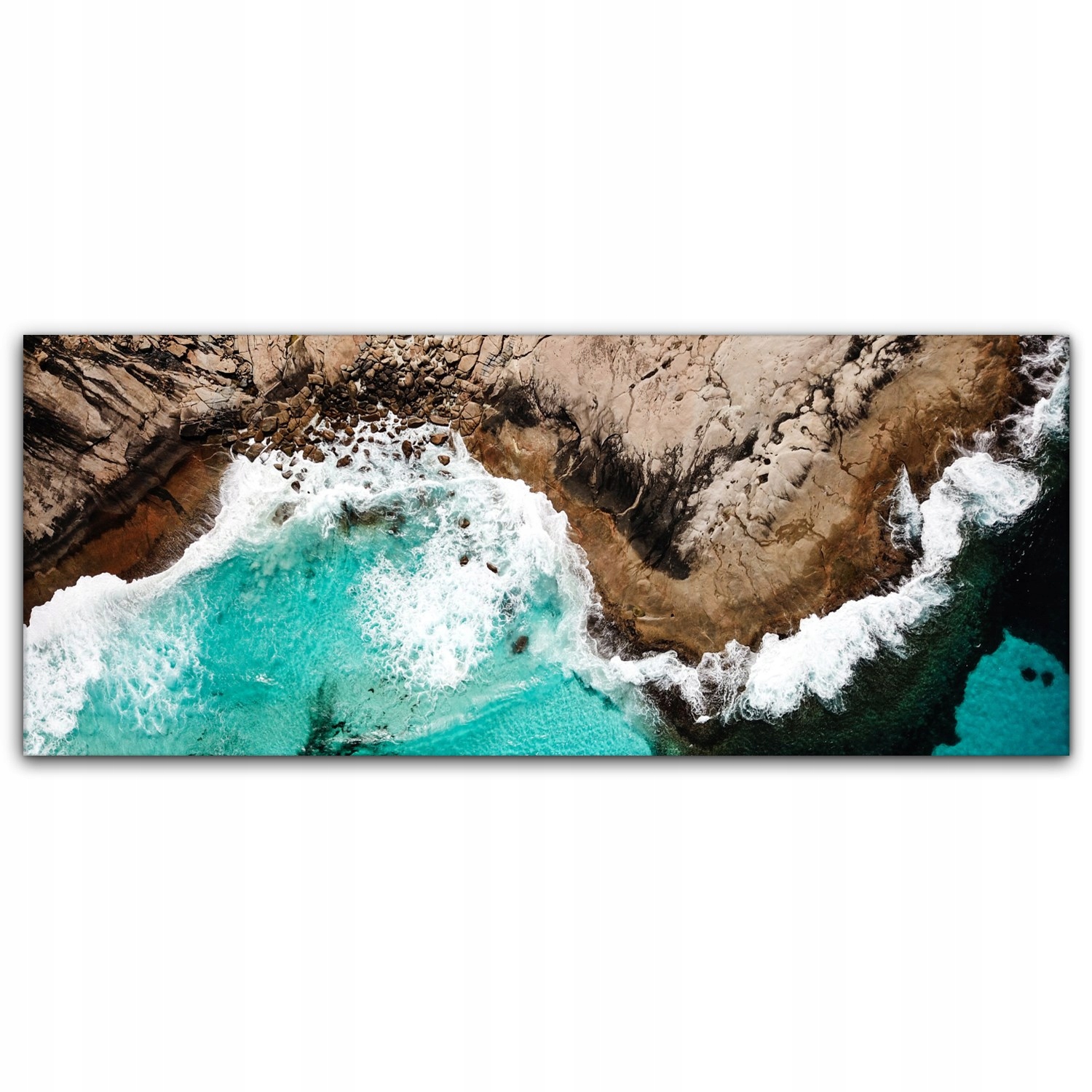 

Obraz Canvas dekoracja 125x50 Ocean Fale Wybrzeże
