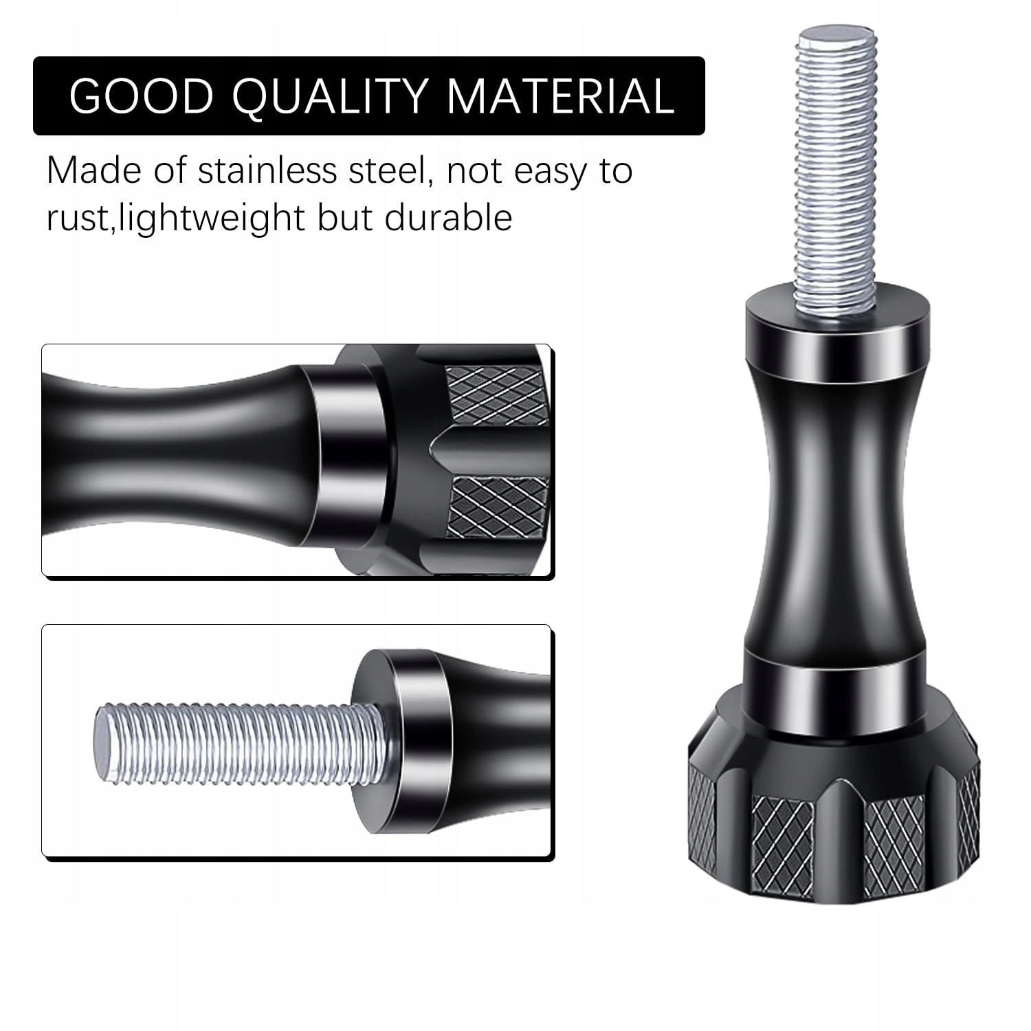 GOPRO Adapter Do Statywu Aluminiowy Uchwyt Do Kamery DJI Osmo Action — miniatura 3