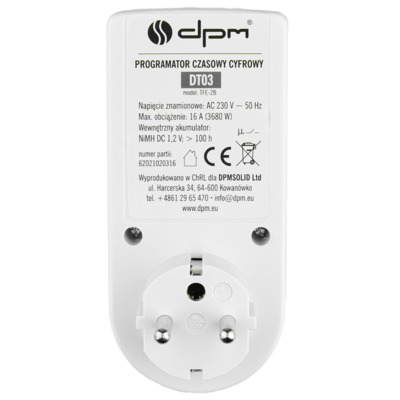 Programator czasowy cyfrowy Marka DPM