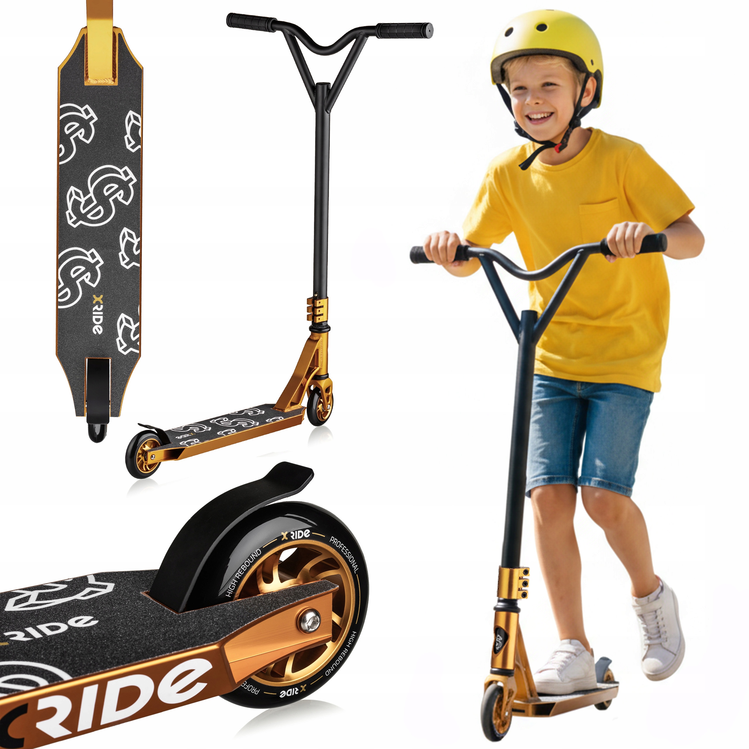 САМОКАТ STUNT ST1000 ДЛЯ ДЕТЕЙ-ПОДРОСТКОВ XRIDE