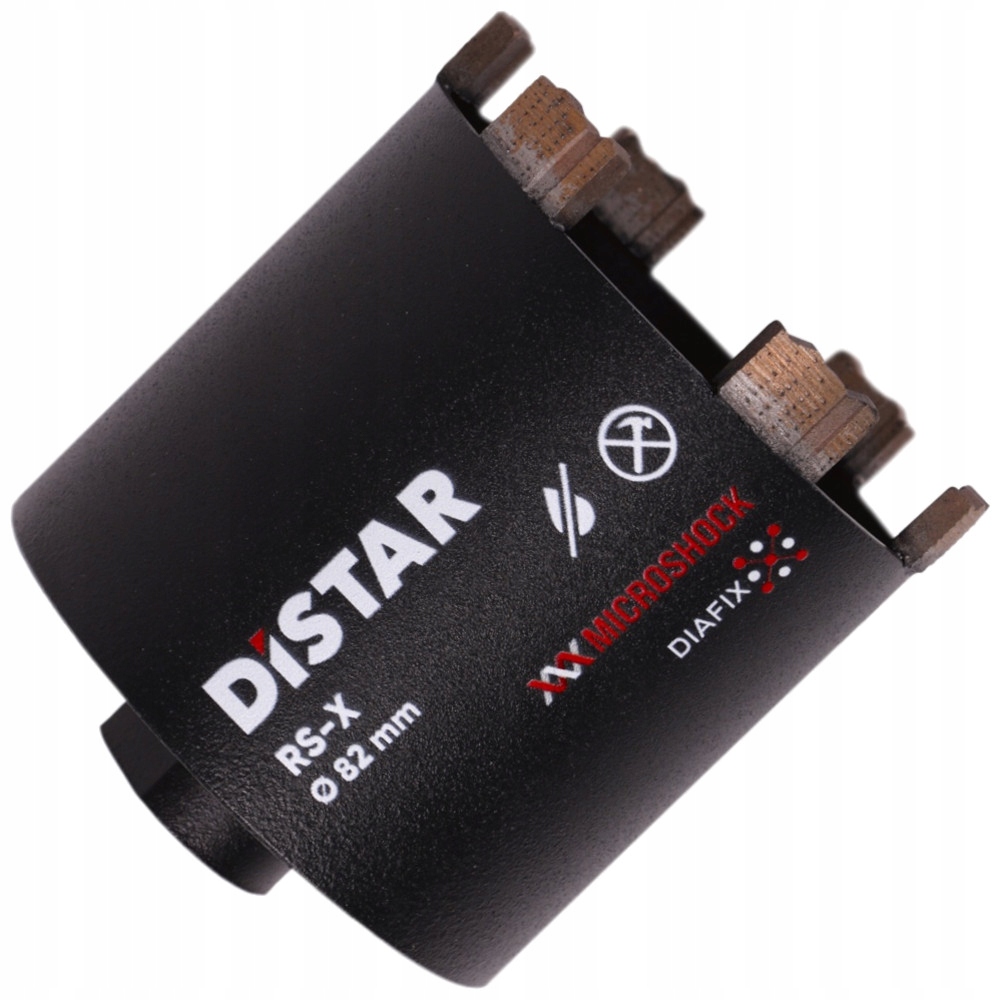 Otwornica do betonu pod puszki DiStar 82x70 mm na sucho