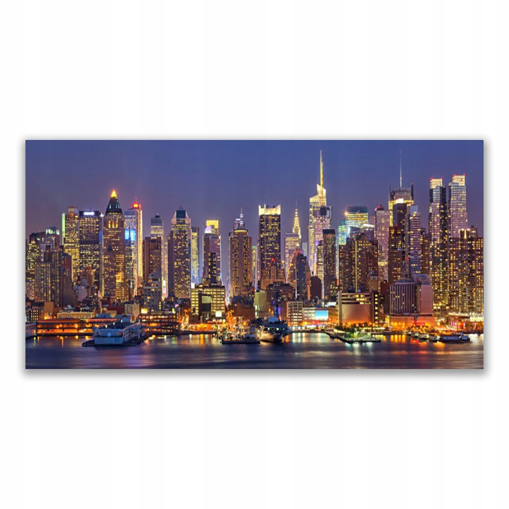 

Fotoobraz akryl 140x70 Miasto Domy Drapacze Chmur
