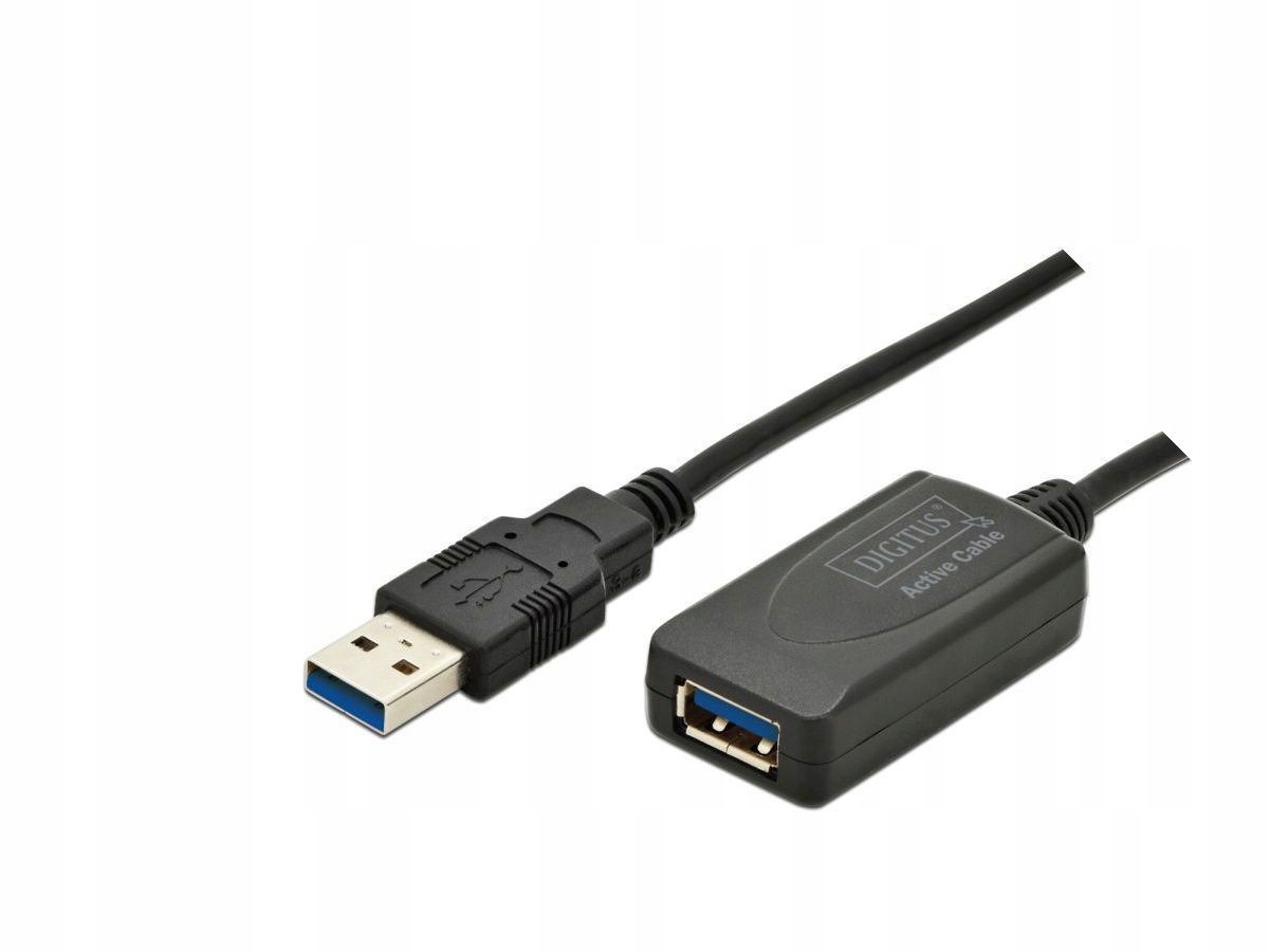 Kabel Usb 3.0 A-a przedłużacz 5m aktywny Digitus DA-73104