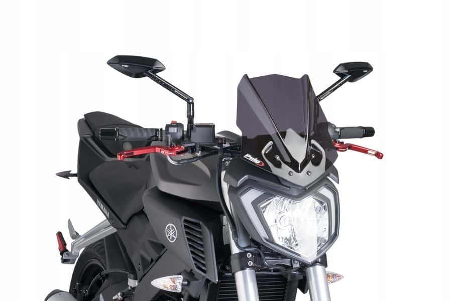 7654F - ВІТРОВЕ СКЛО ОБТІЧНИК YAMAHA MT-125 2014-2019
