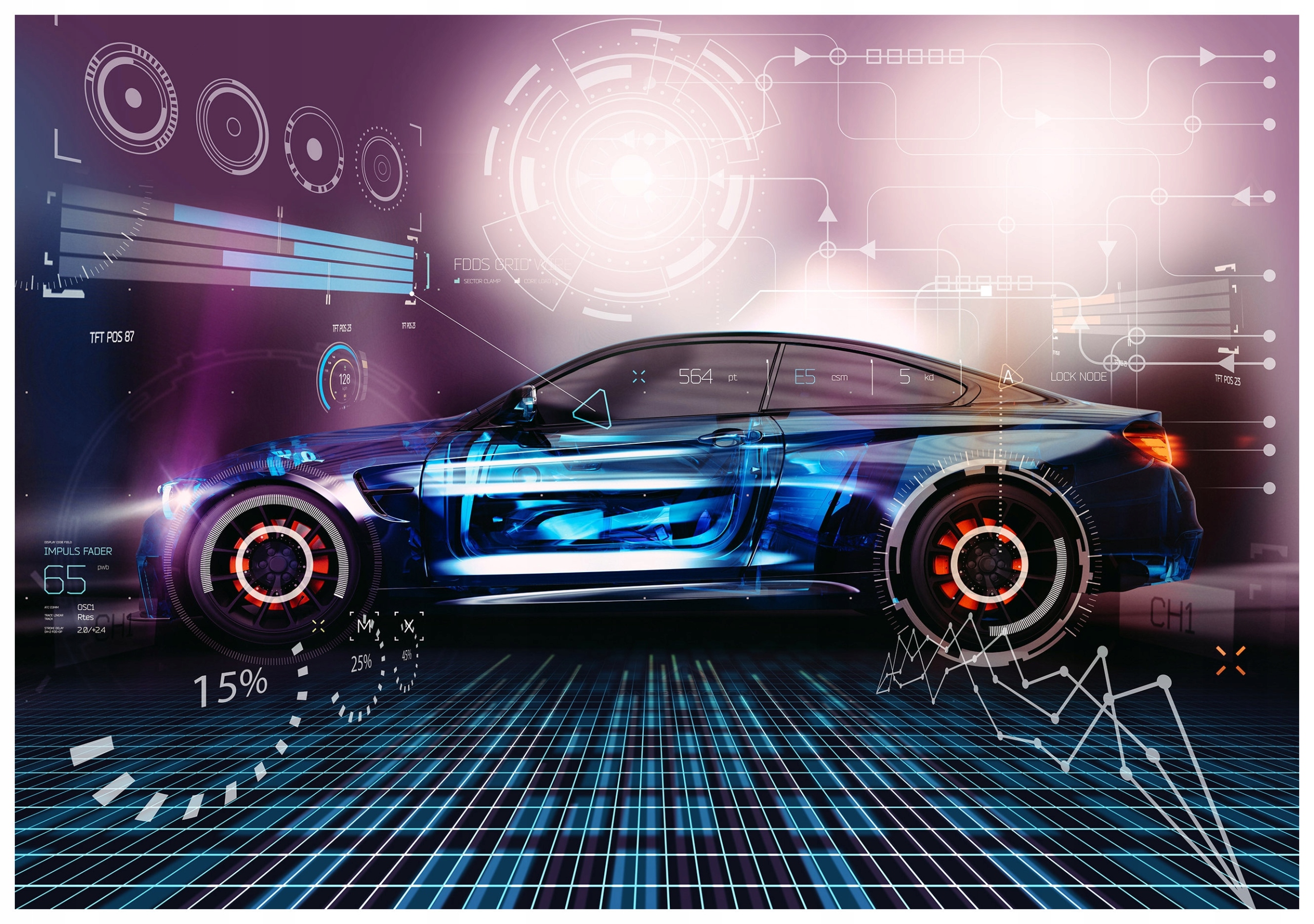 Fototapeta Bmw M4 Gts Rychlost a inovace na stěně 300x210 lepidlo