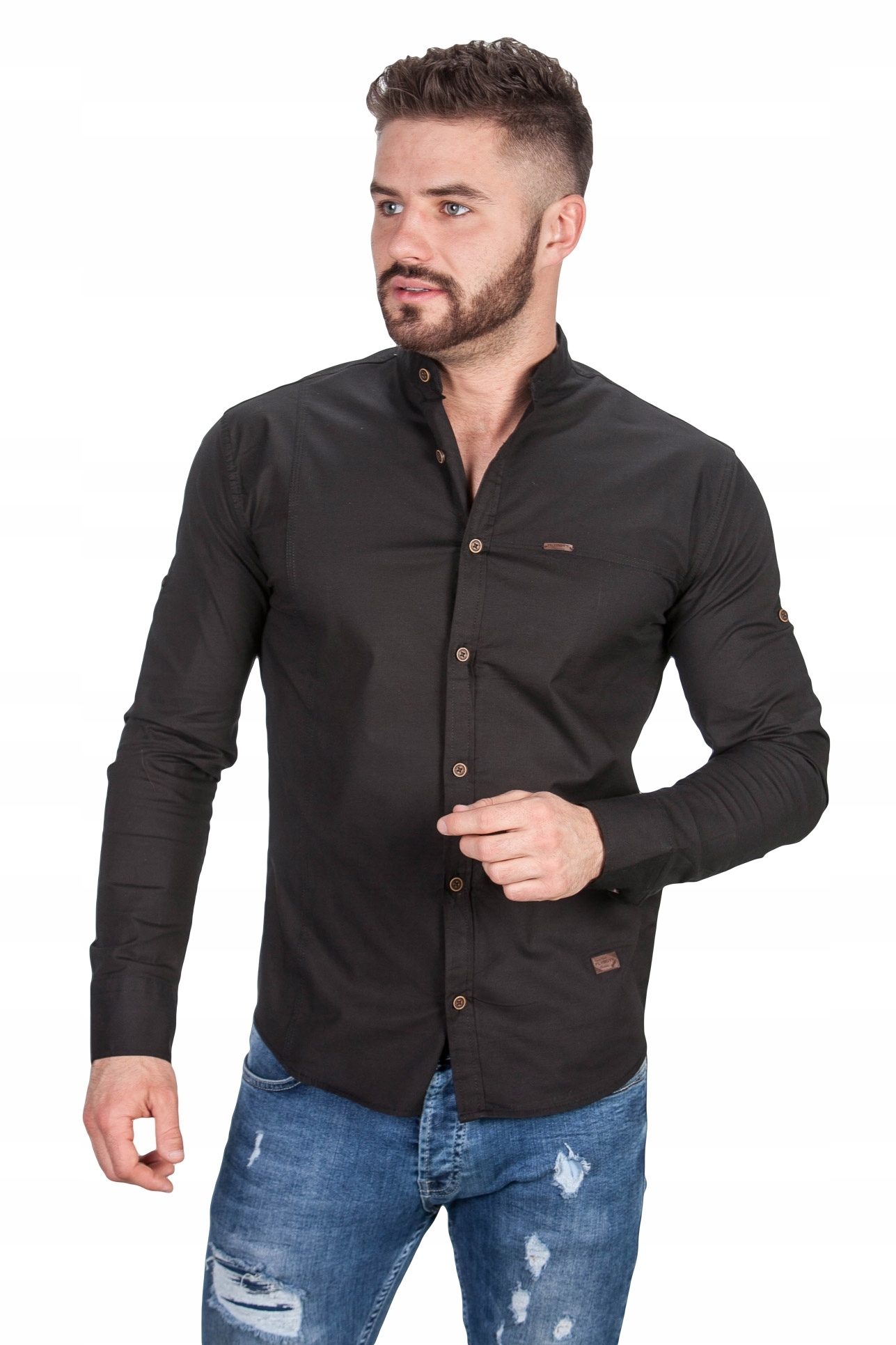 Koszula stójka flyboys silvenero rozm.XXL Model 0134