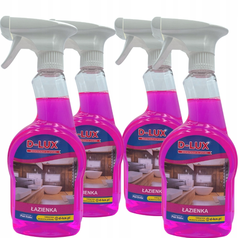 

D-lux Łazienka 500 ml Zestaw 4 butelek z rabatem