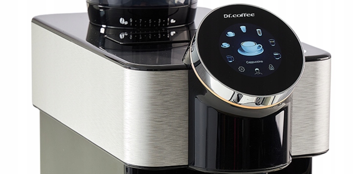 EKSPRES DO KAWY AUTOMATYCZNY DrCoffee H2 WHITE DOMOWY PROFESJONALNY PREMIUM Model H2