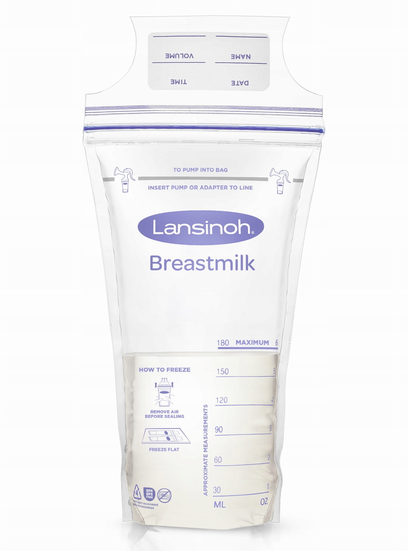 LANSINOH WORECZKI DO PRZECHOWYWANIA POKARMU 25szt Kod producenta WORECZKI NA POKARM