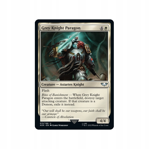 MTG 2x Grey Knight Paragon (U)