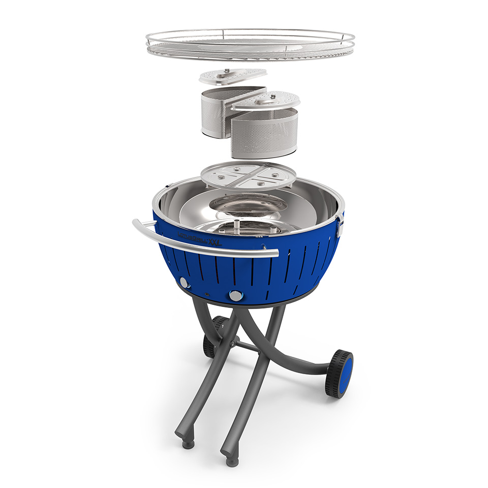 GRILL LOTUSGRILL XXL BEZDYMNY Głębokość grilla 62 cm