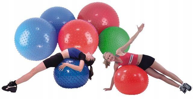PIŁKA GIMNASTYCZNA FITNESS 55cm POMPKA DO ĆWICZEŃ Marka Verk group