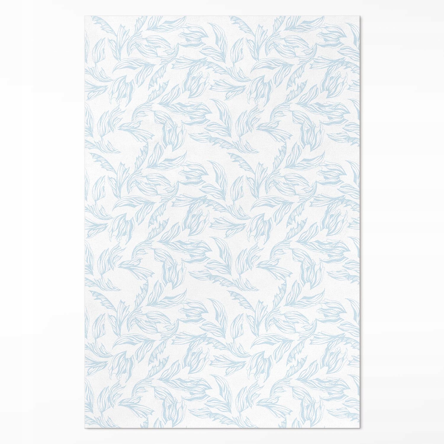 Koberec s potlačou Vinylový náčrt elegantných vintage listov Veľký 140 x 210 cm