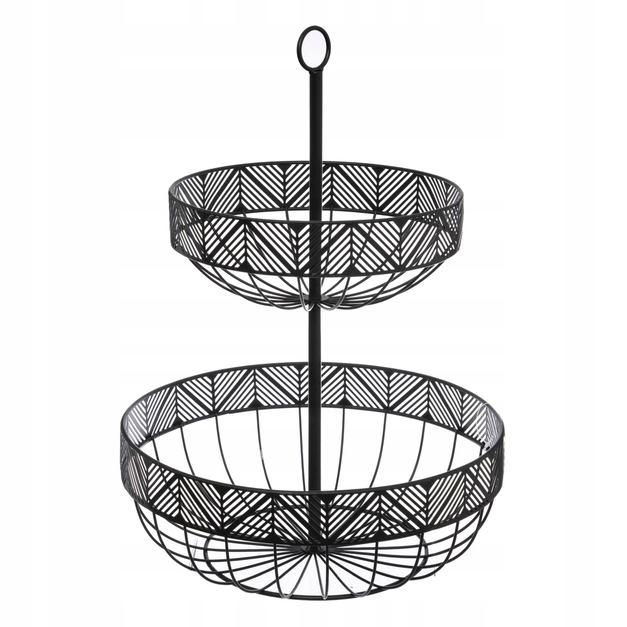 

Patera dwupoziomowa na owoce koszyk okrągła 30 cm