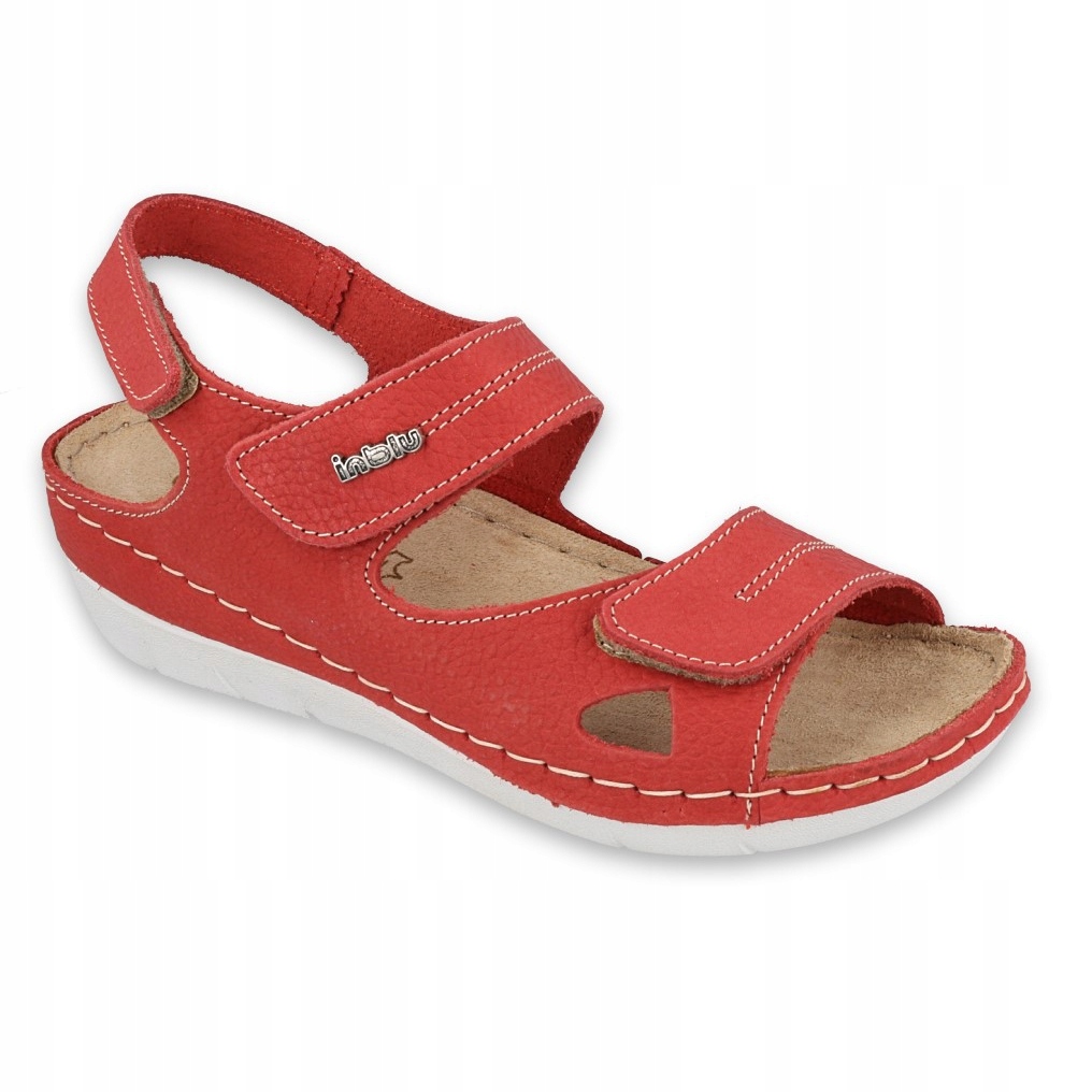 

Czerwone Skóra naturalna Buty Inblu r.39