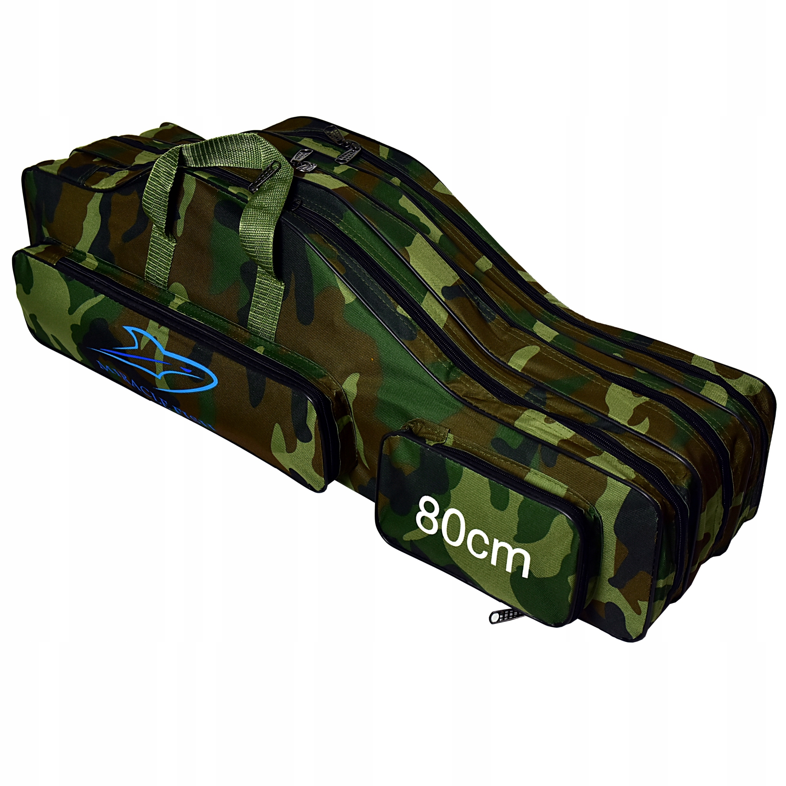 POKROWIEC NA WĘDKI 3 KOMORY 80 cm WZMACNIANY