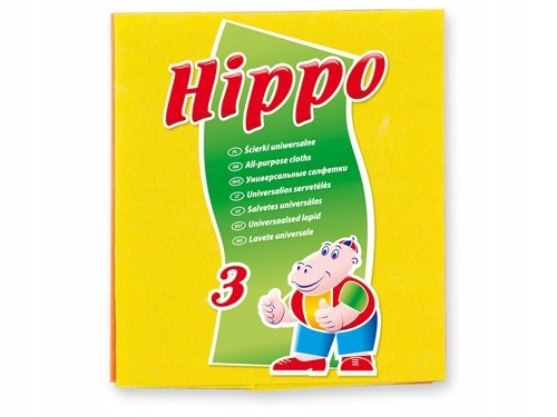 

Hippo Hal Ścierki Uniwersalne 36 X 34 CM 3 Sztuki