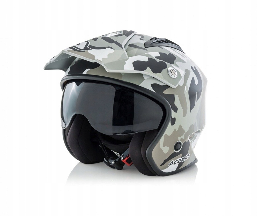 Prilba Acerbis Aria camo Xs Scooter Štvorkolka Roller Trial Enduro
