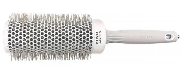 Olivia Garden Expert Blowout Speed Wavy Bristles Kartáč Bílo Šedý 55 MM