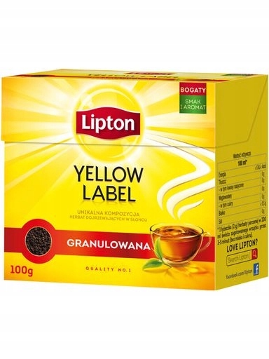 8 x Lipton Yellow Label čaj 100 g