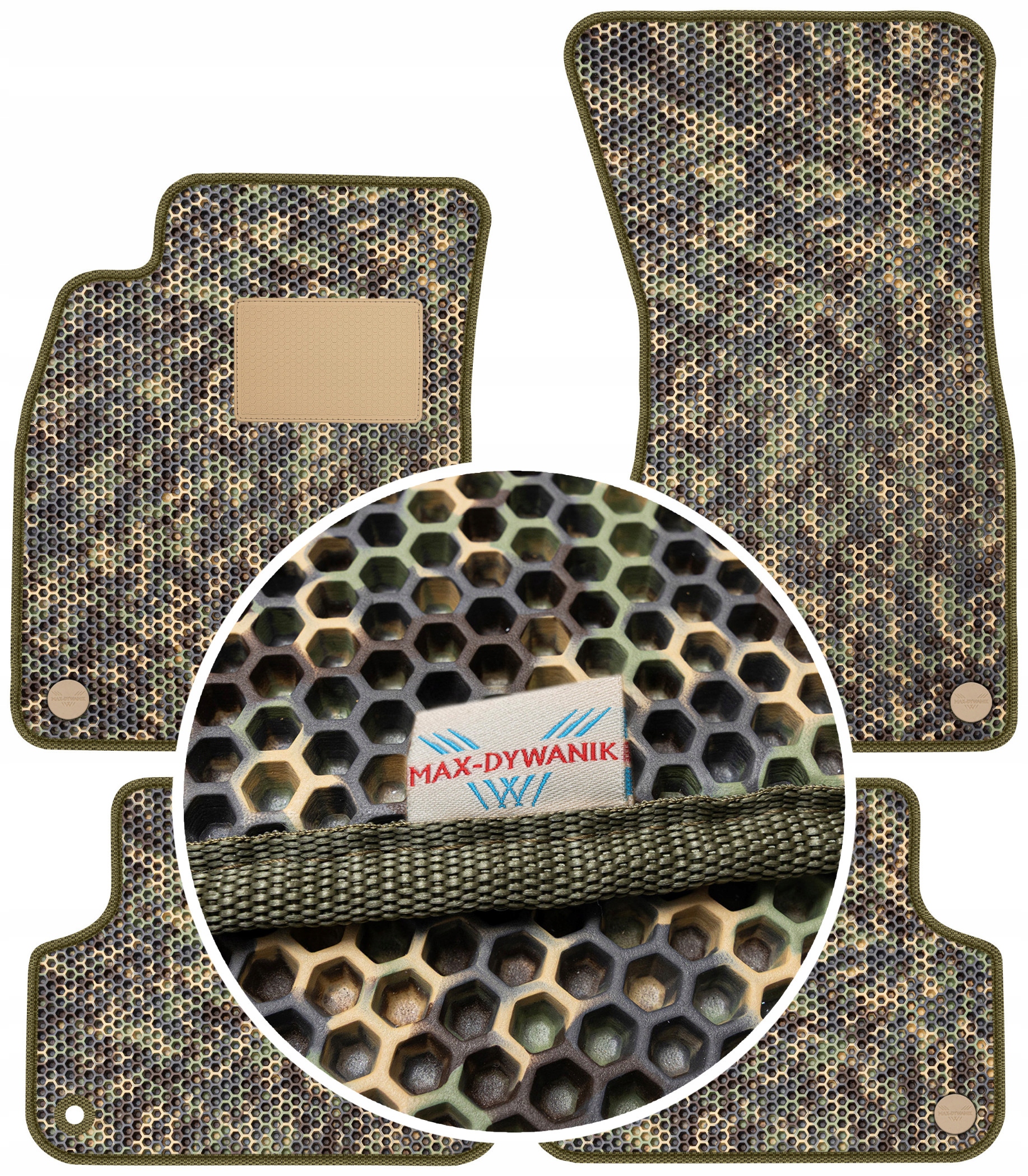 Audi A5 II Sportback 2016 Gumové rohože do auta Eva Moro