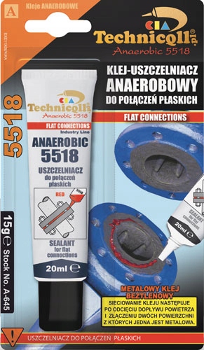 Klej uszczelniacz anaerobowy do połączeń kołnierzowych 5518 15g Technicqll