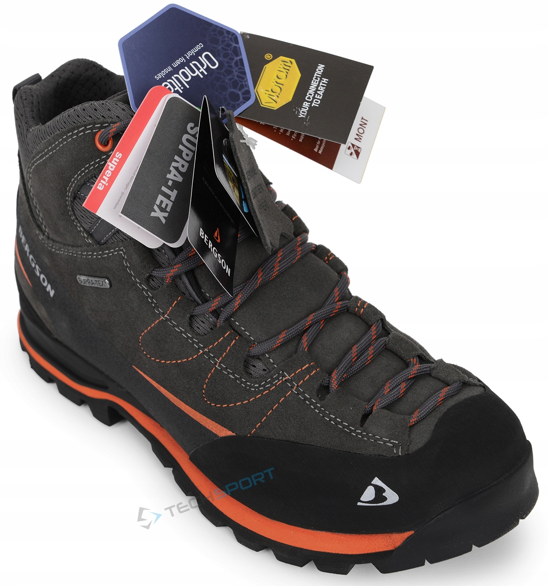 MĘSKIE BUTY TREKKINGOWE BERGSON TAHAT MID STX 46 Model TAHAT MID STX