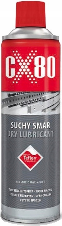 

CX-80 Suchy Smar Z Teflonem 500ml Aplikator Teflon
